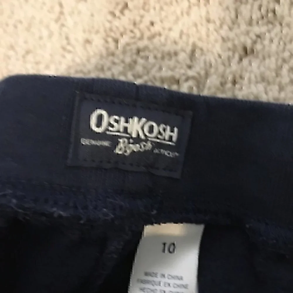 Boys size 10 Osh Kosh navy sweat pants NWOT